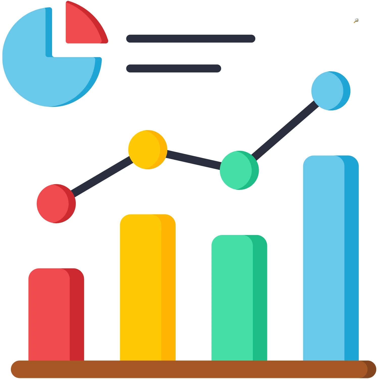 Illustration de statistiques pour la page de service de rédacteur web SEO freelance